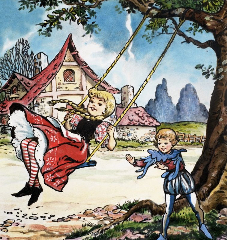 Bebés en el bosque de Jesus Blasco