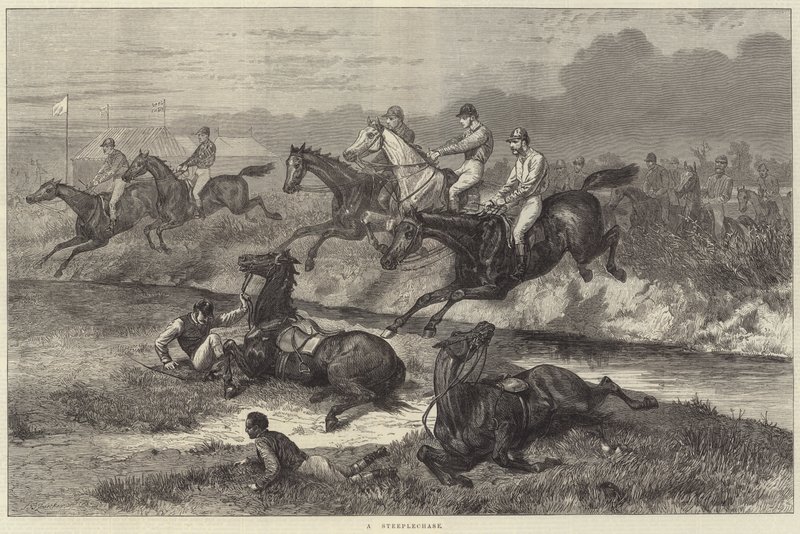 Una carrera de obstáculos de Johann Baptist Zwecker