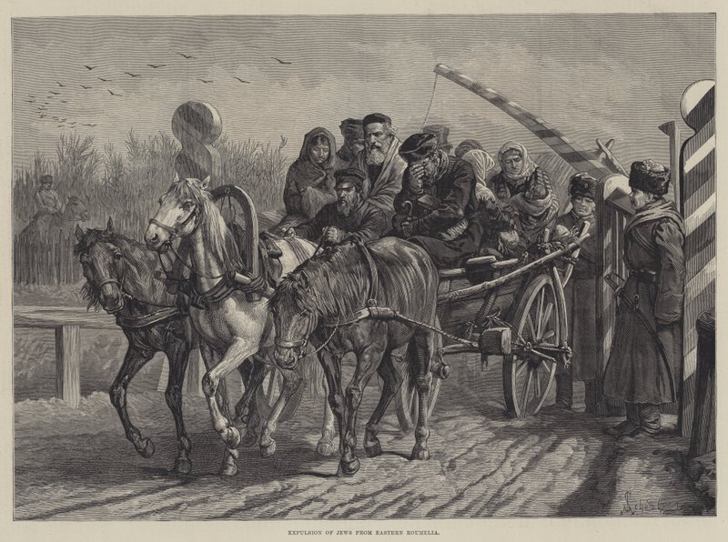 Expulsión de judíos de Rumelia Oriental de Johann Nepomuk Schonberg
