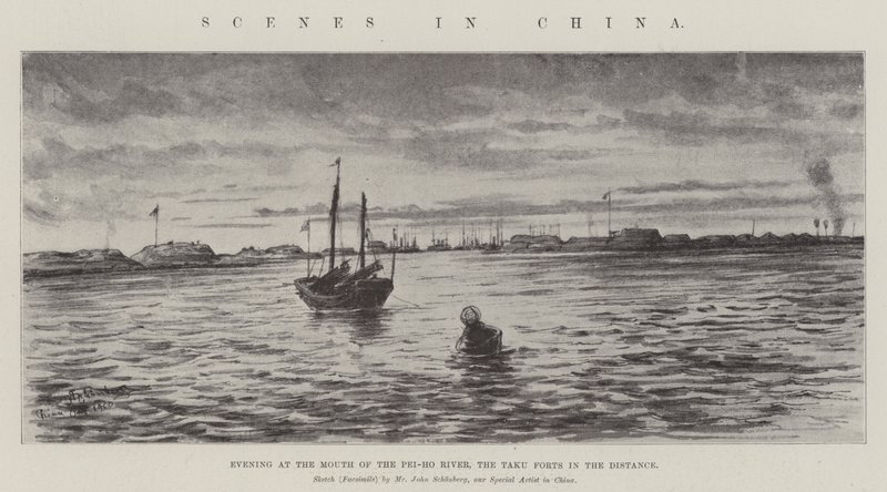 Escenas en China de Johann Nepomuk Schonberg
