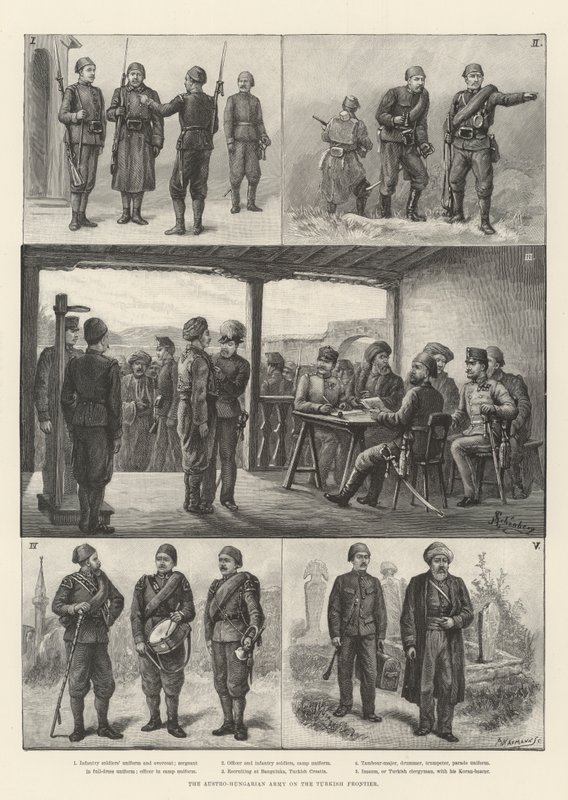 El Ejército Austro-Húngaro en la Frontera Turca de Johann Nepomuk Schonberg