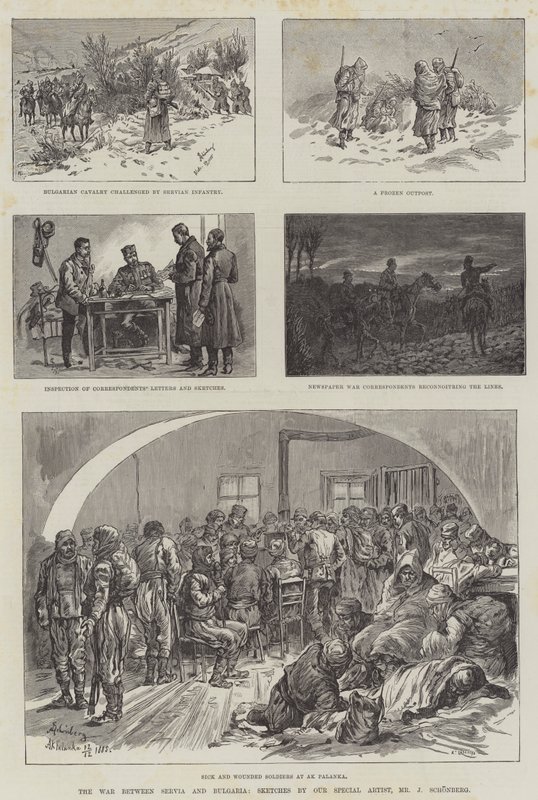 La Guerra entre Serbia y Bulgaria de Johann Nepomuk Schonberg