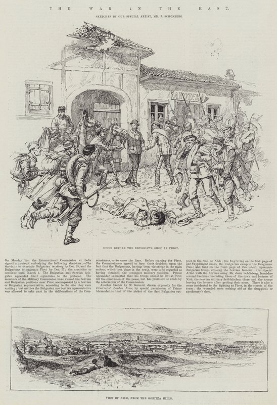 La guerra en el este de Johann Nepomuk Schonberg