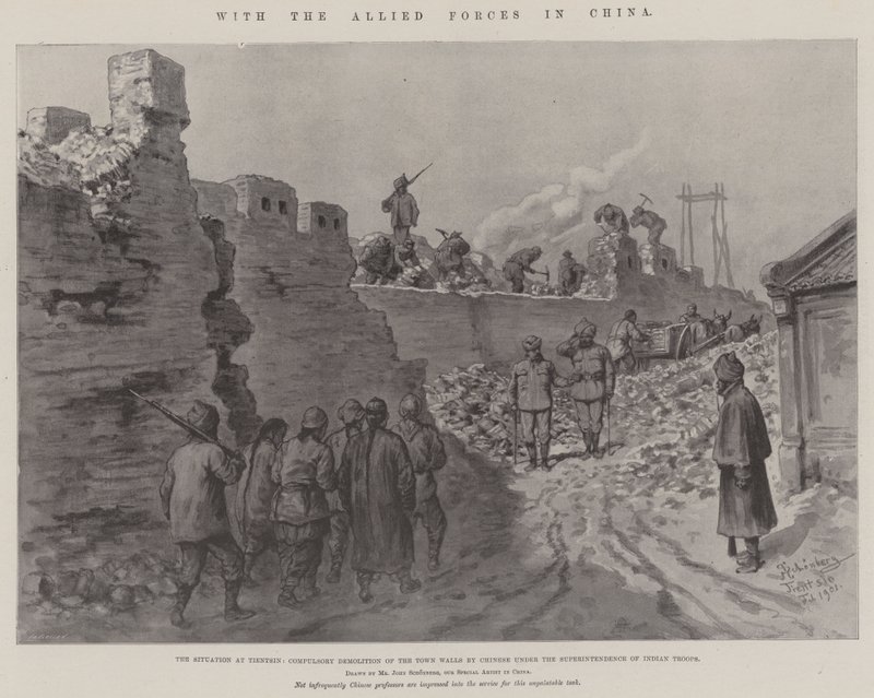 Con las fuerzas aliadas en China de Johann Nepomuk Schonberg