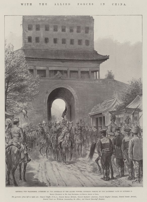 Con las fuerzas aliadas en China de Johann Nepomuk Schonberg
