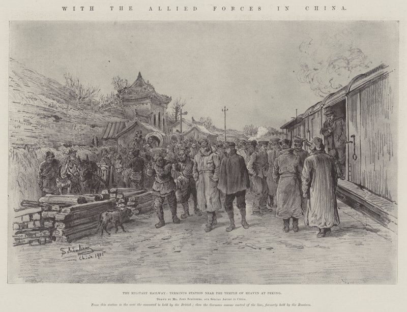 Con las fuerzas aliadas en China de Johann Nepomuk Schonberg