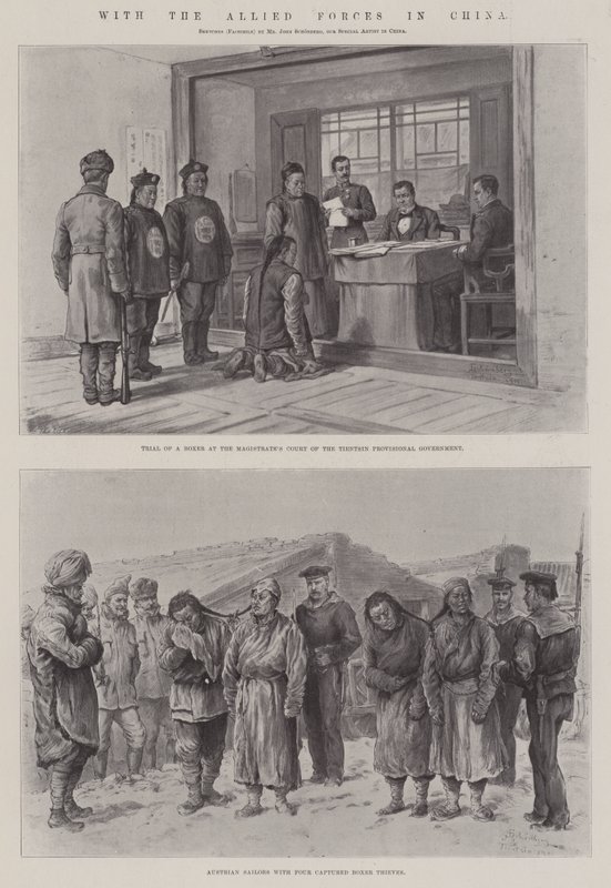 Con las Fuerzas Aliadas en China de Johann Nepomuk Schonberg