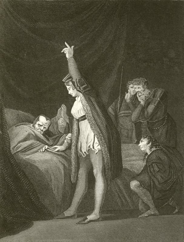 La muerte del Cardenal Beaufort de Johann Heinrich Füssli