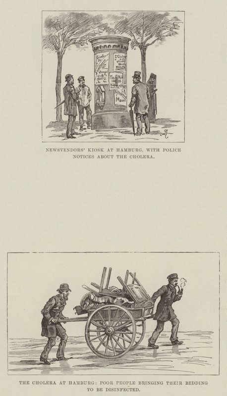El cólera en Hamburgo de Johann Nepomuk Schonberg