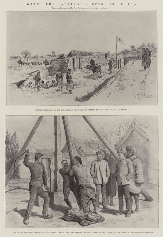 Con las Fuerzas Aliadas en China de Johann Nepomuk Schonberg