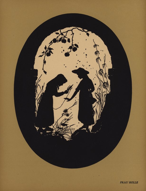 Frau Holle (litografía) de Johanna Beckmann