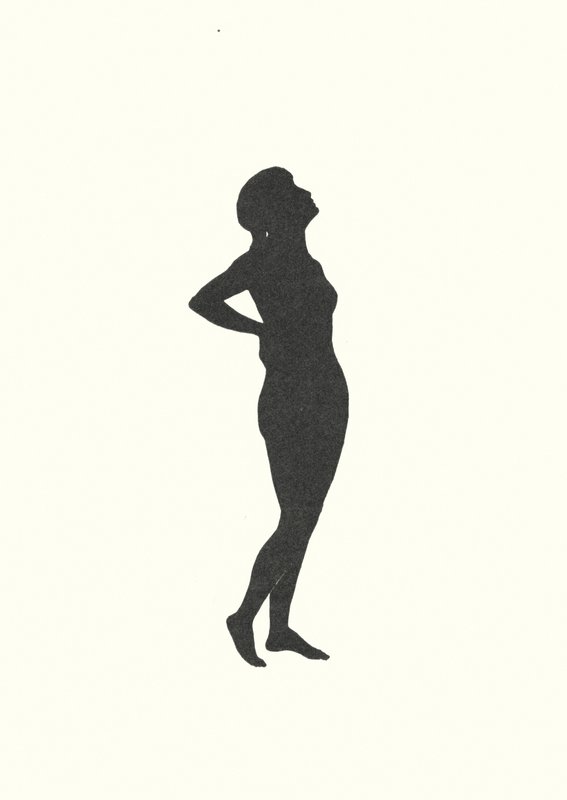 Johanna Beckmann silueta (litografía) de Johanna Beckmann