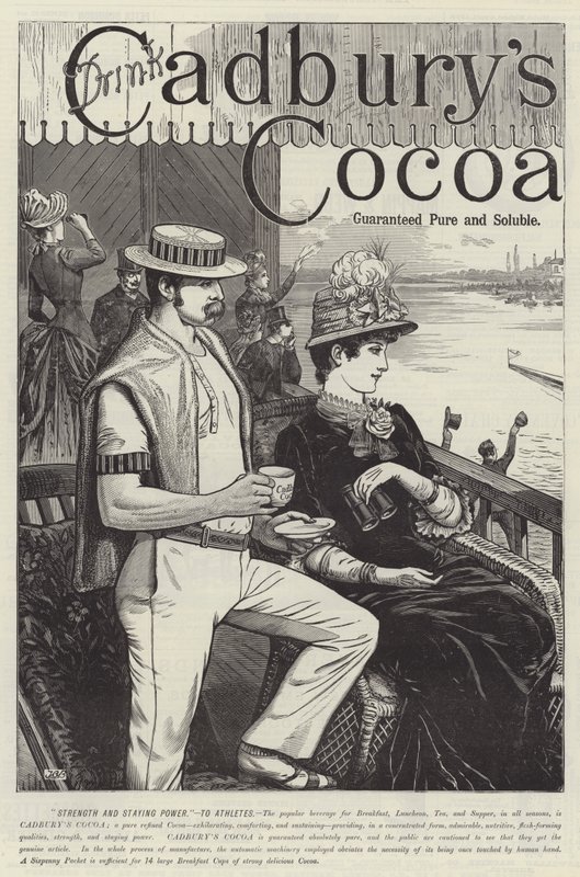 Anuncio, Cacao de Cadbury de John Bagnold Burgess