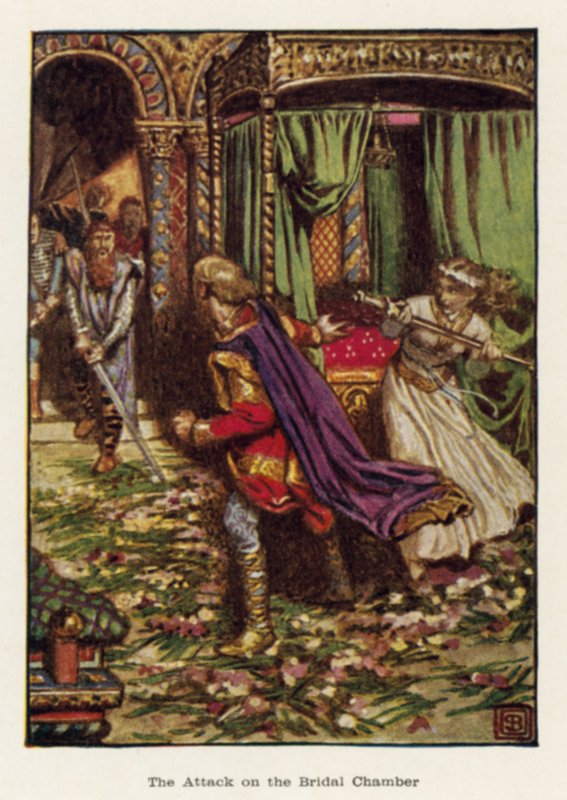 El Ataque a la Cámara Nupcial de John Byam Liston Shaw