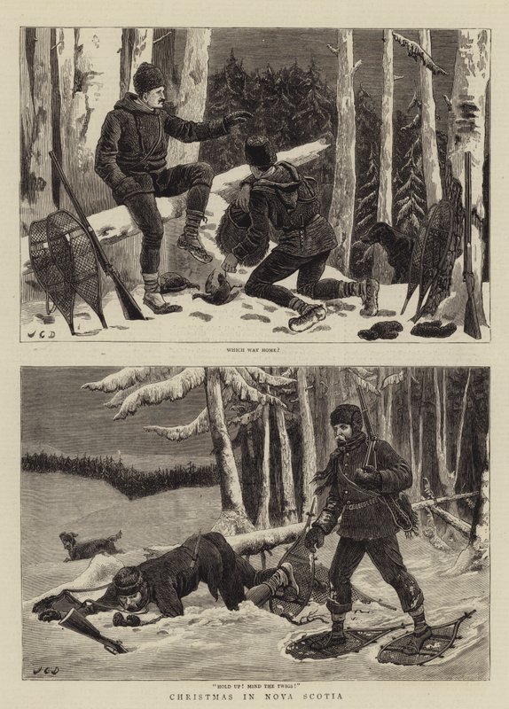 Navidad en Nueva Escocia de John Charles Dollman
