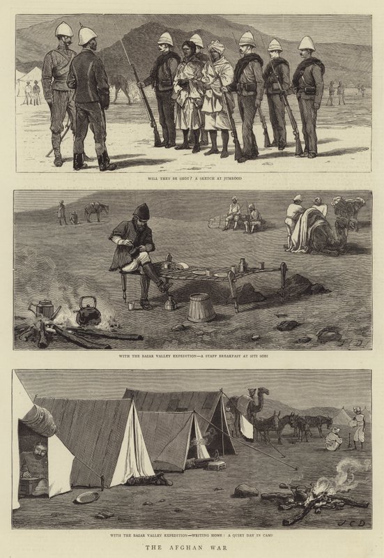 La Guerra Afgana de John Charles Dollman
