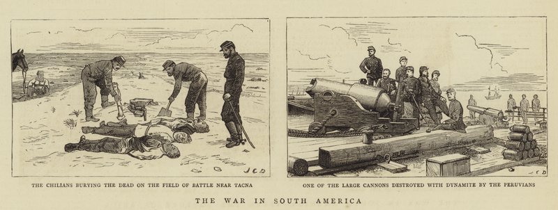 La Guerra en Sudamérica de John Charles Dollman