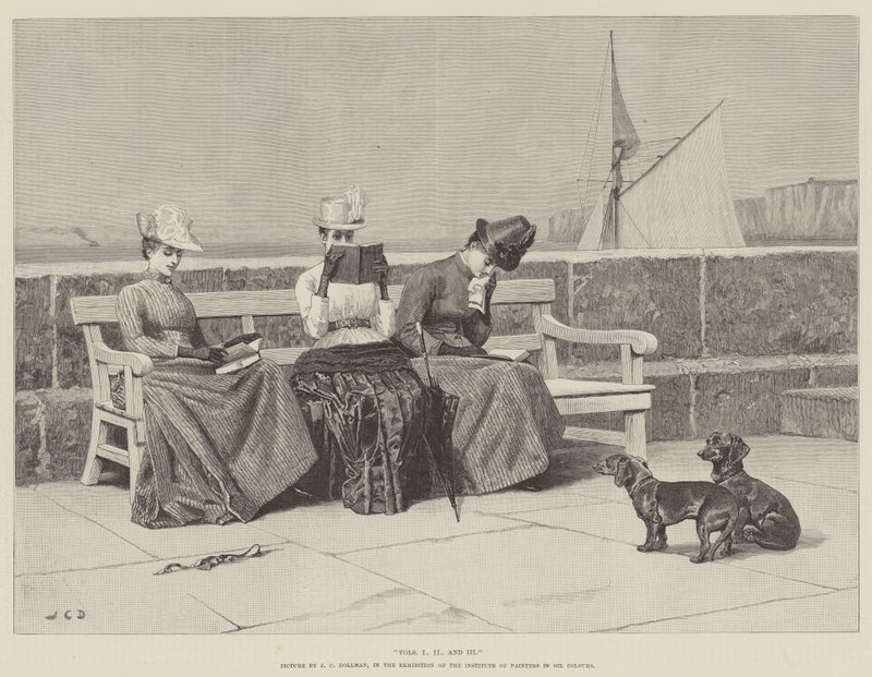 Vols I, II y III, en la Exposición del Instituto de Pintores en Colores al Óleo de John Charles Dollman