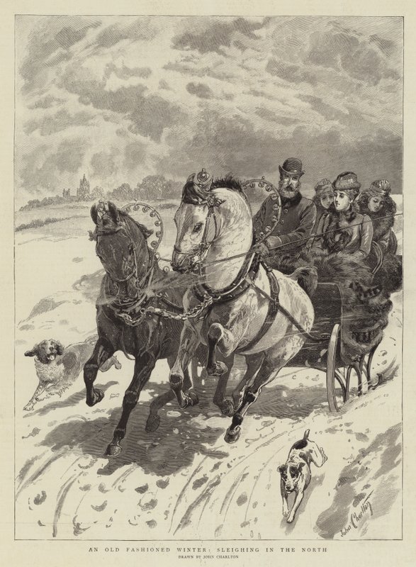 Un Invierno a la Antigua, paseos en trineo en el Norte de John Charlton