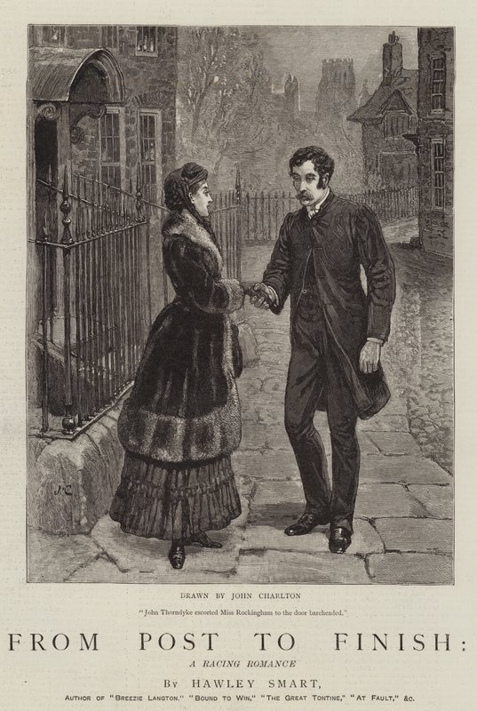 De poste a meta, un romance de carreras de John Charlton