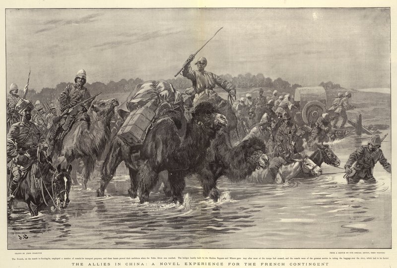 Los aliados en China, una experiencia novedosa para el contingente francés de John Charlton