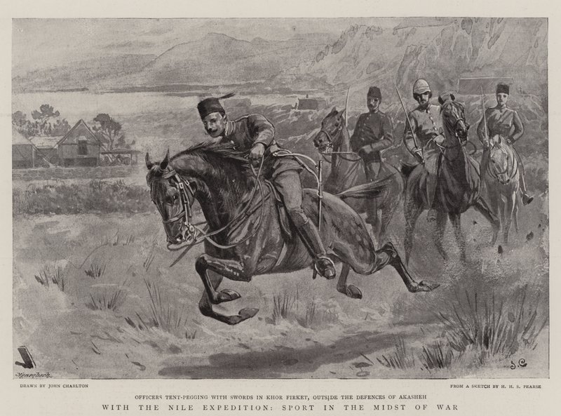 Con la expedición del Nilo, deporte en medio de la guerra de John Charlton