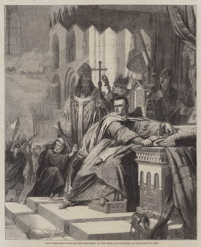 La coronación de Guillermo el Conquistador de John Cross
