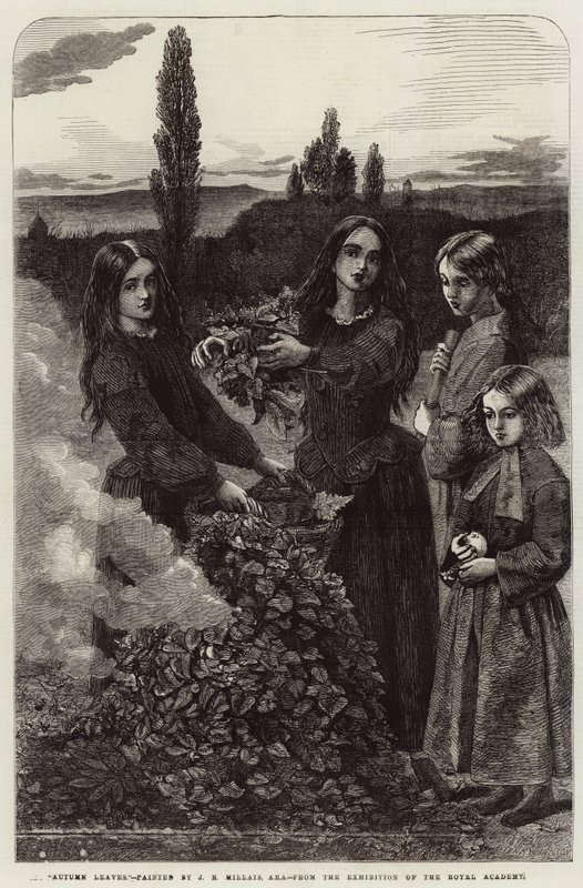 Hojas de otoño de John Everett Millais