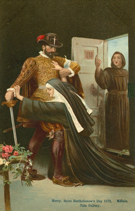 Misericordia, Día de San Bartolomé, 1572 de John Everett Millais