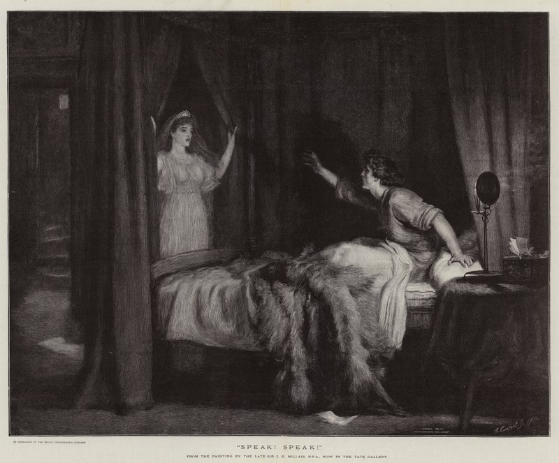 ¡Habla! ¡Habla! de John Everett Millais
