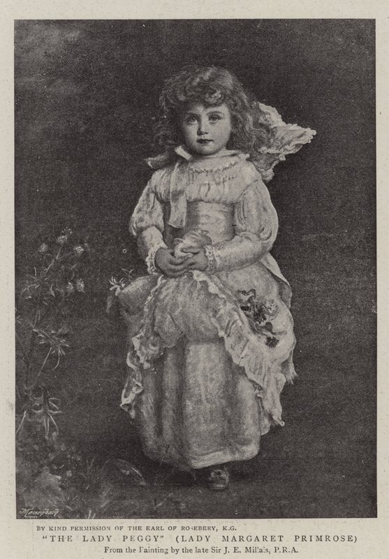 La Dama Peggy, Lady Margaret Primrose de John Everett Millais