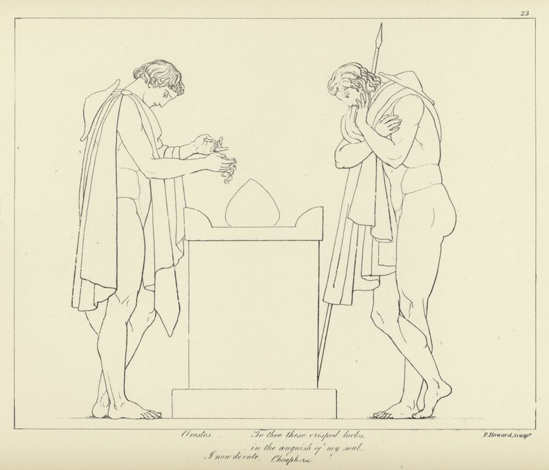 Orestes de John Flaxman