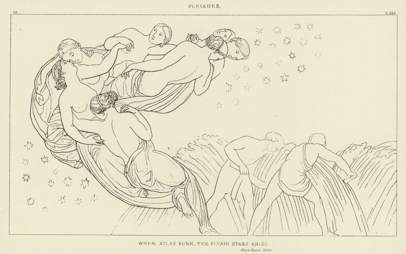 Pléyades de John Flaxman