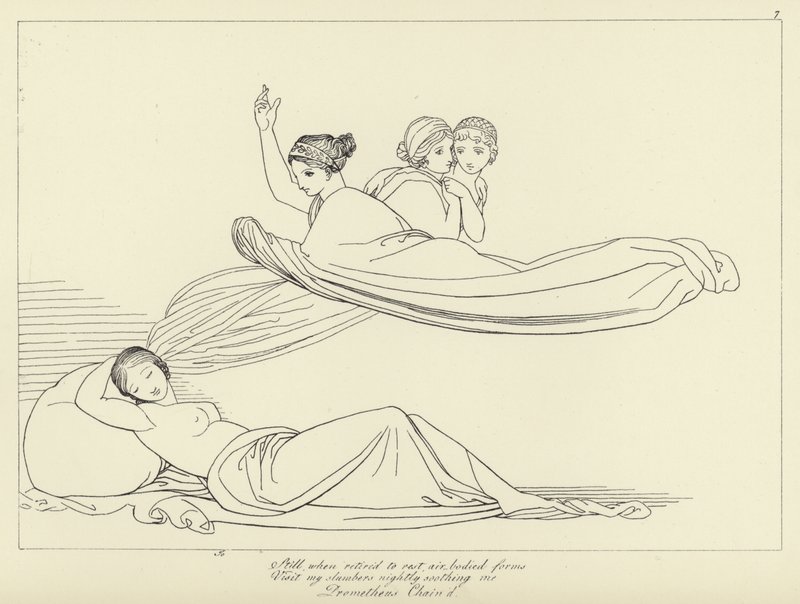 Prometeo encadenado de John Flaxman
