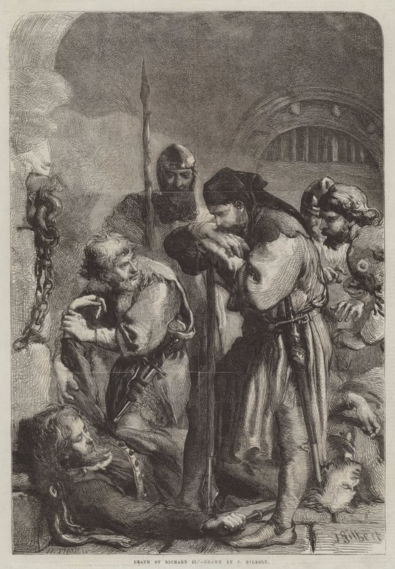 Muerte de Ricardo II de John Gilbert