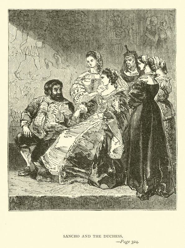 Sancho y la Duquesa de John Gilbert