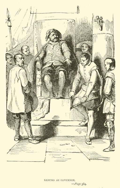 Sancho como gobernador de John Gilbert