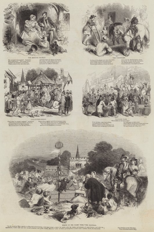 Vida de primavera en la ciudad y el campo de John Gilbert