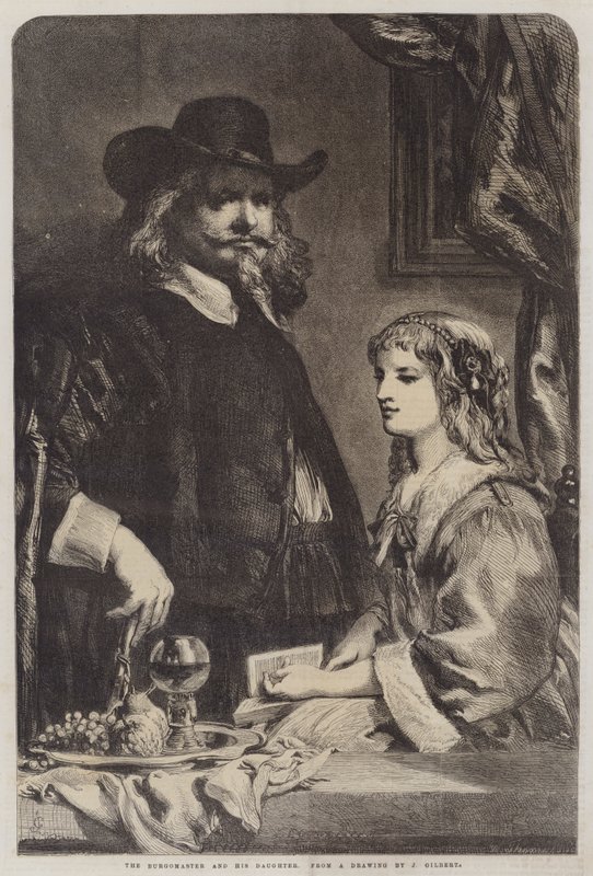 El burgomaestre y su hija de John Gilbert