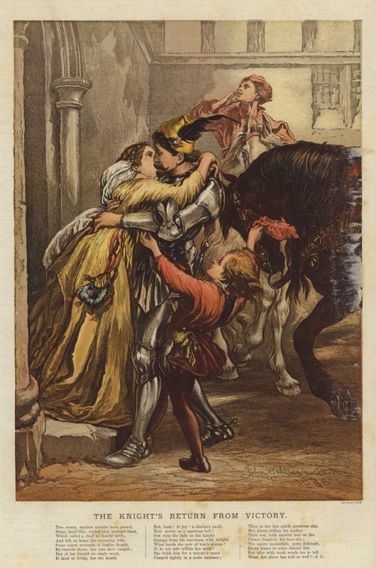 El regreso del caballero de la victoria de John Gilbert