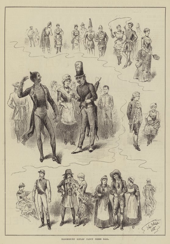 Baile de disfraces de los Rifles de Bloomsbury de John Jellicoe