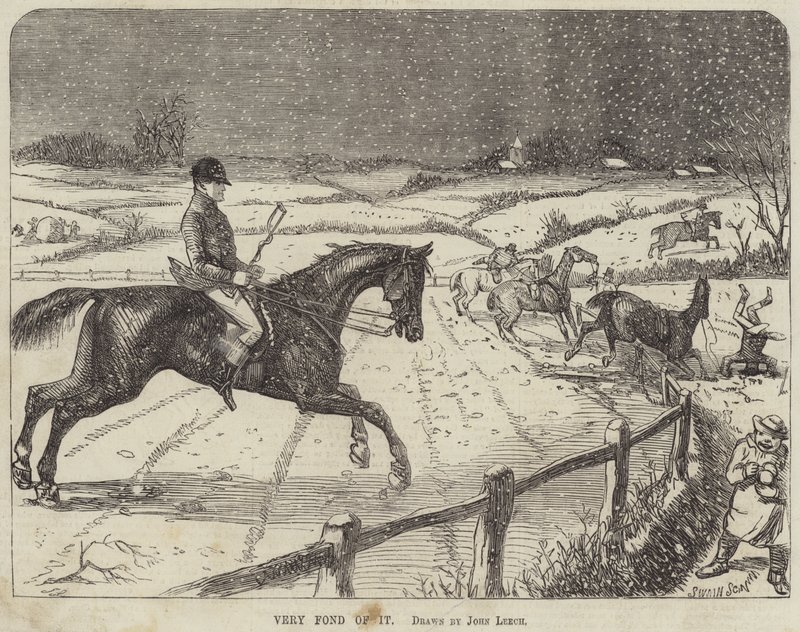 Muy aficionado a ello de John Leech
