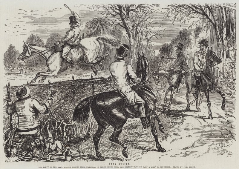 Muy Cortés de John Leech