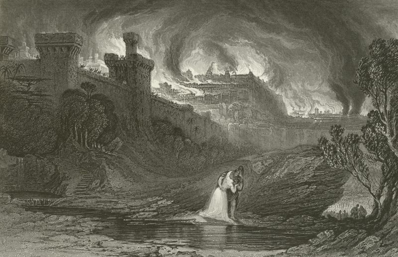 La destrucción de Jerusalén de John Martin
