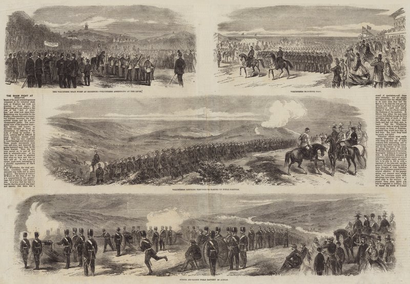 La simulación de combate en Brighton de John Palmer
