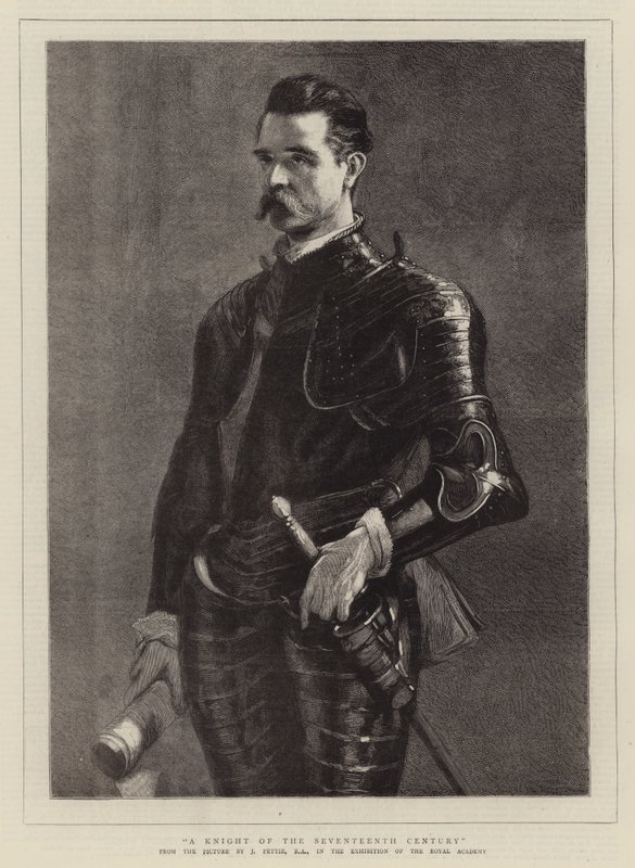 Un caballero del siglo XVII de John Pettie