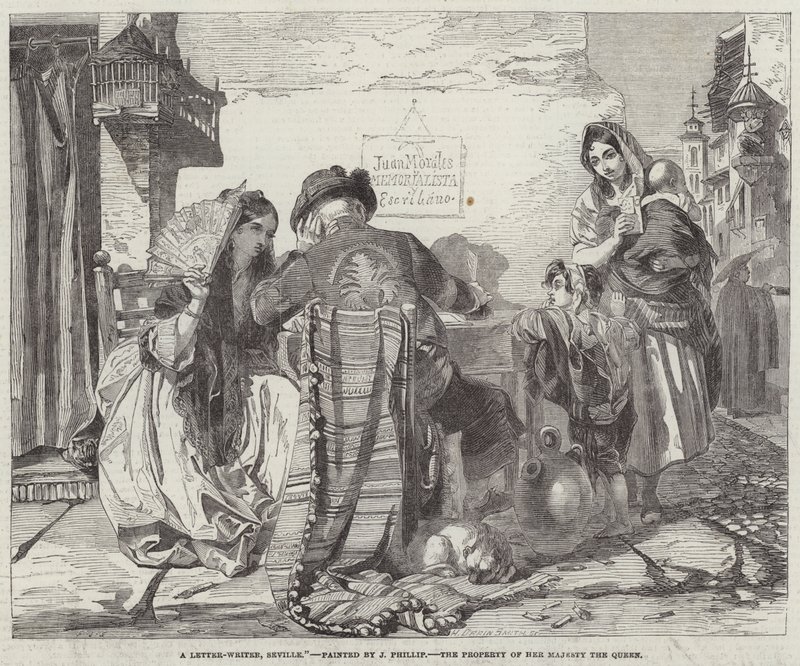 Un escritor de cartas, Sevilla de John Phillip