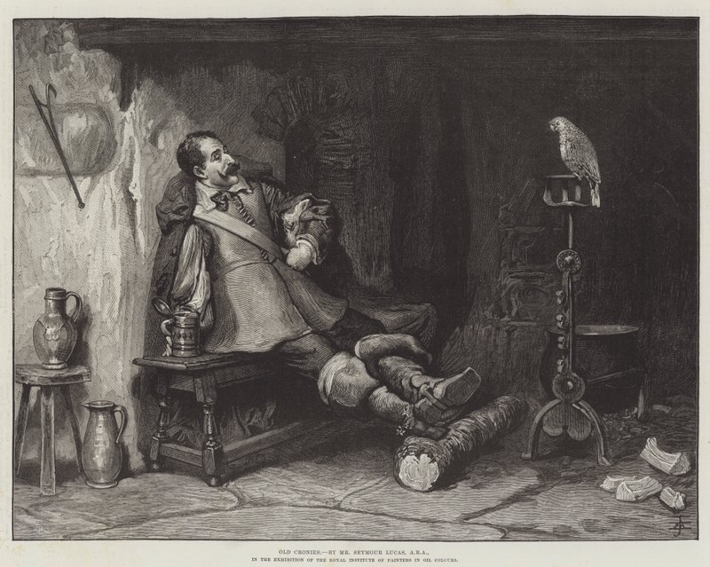 Viejos amigos de John Seymour Lucas