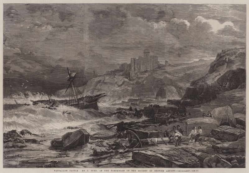 Castillo de Tantallon de John Syer