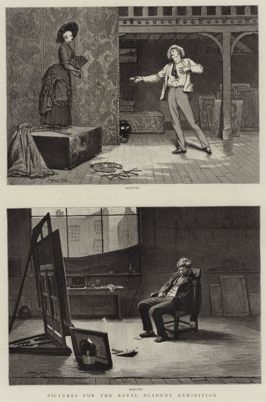 Cuadros para la Exposición de la Real Academia de John Watson Nicol